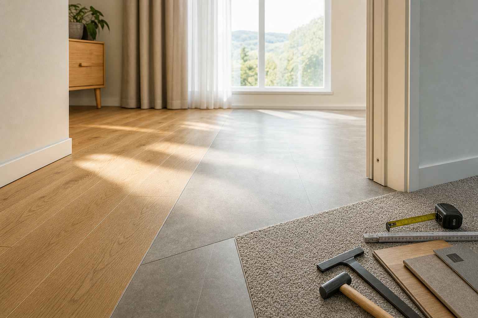 Bodenbeläge Herisau – Auswahl Parkett PVC Teppich Materialvielfalt