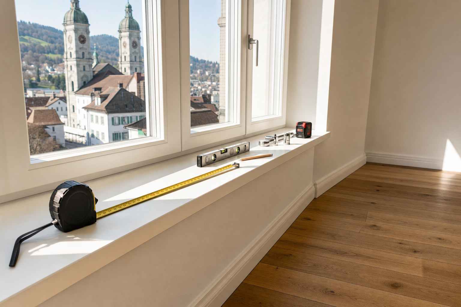 Aufmass Fliegengitter St. Gallen — Bruderer Wohnen