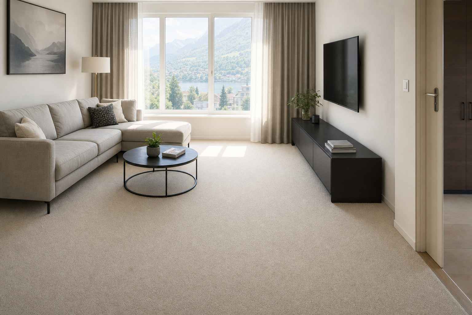 Spannteppich Wohnzimmer Steinach — Bruderer Wohnen