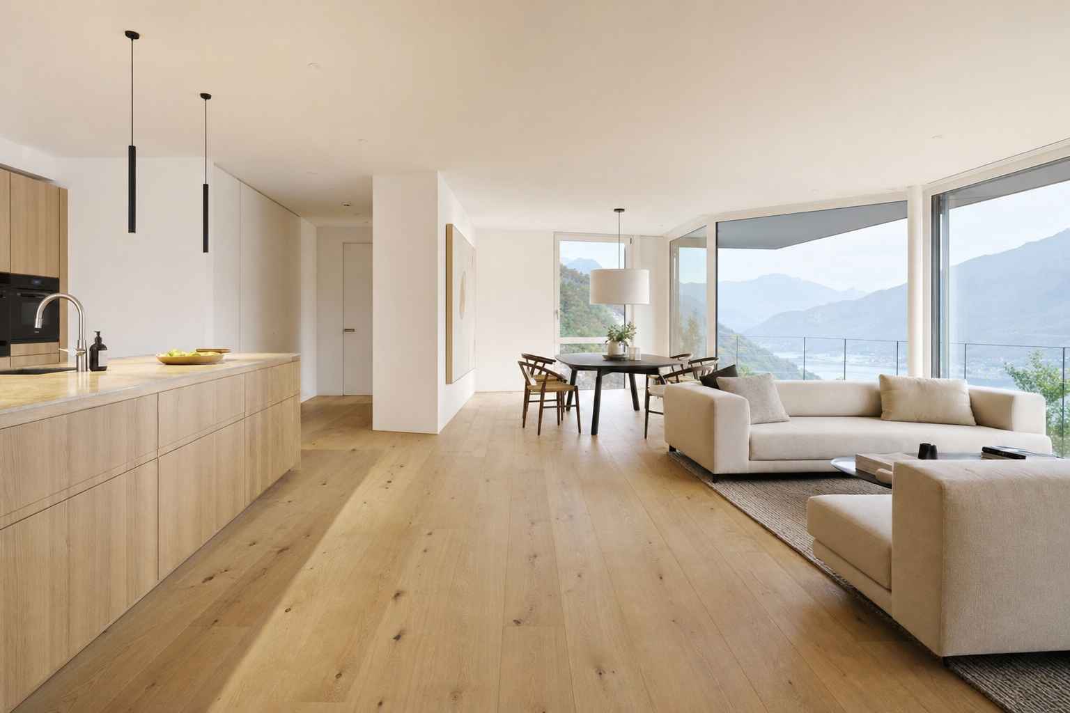 Bodenbeläge Heiden — fertiges Resultat im Wohnraum, Bruderer Wohnen, Vizemeister Europameisterschaft 2009