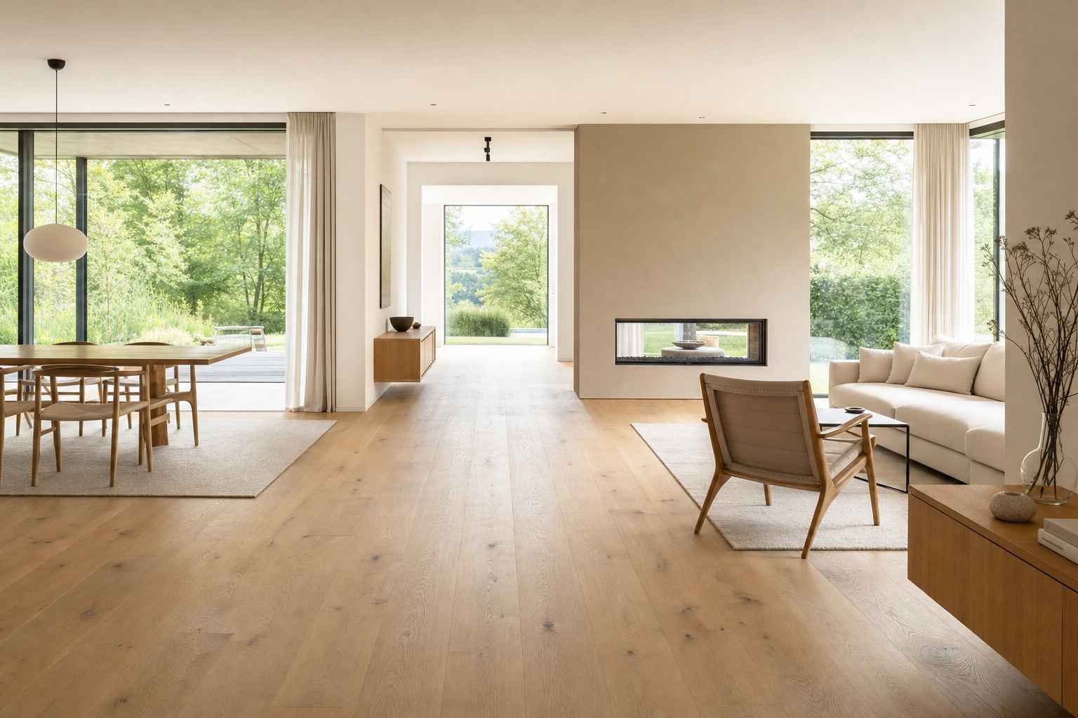 Parkett verlegen St. Gallen — fertiges Resultat im Wohnraum, Bruderer Wohnen, Vizemeister Europameisterschaft 2009