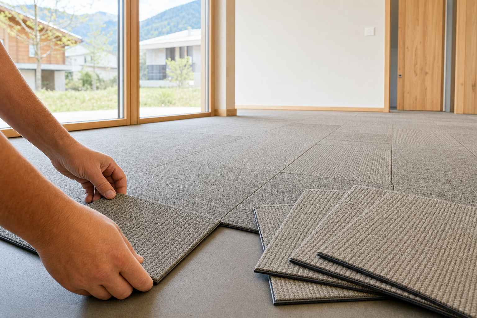 Teppich verlegen Arbon — Teppichfliesen & Auslegeware, Bruderer Wohnen