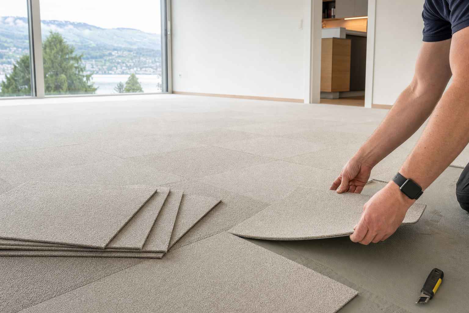 Teppich verlegen Herisau — Teppichfliesen & Auslegeware, Bruderer Wohnen