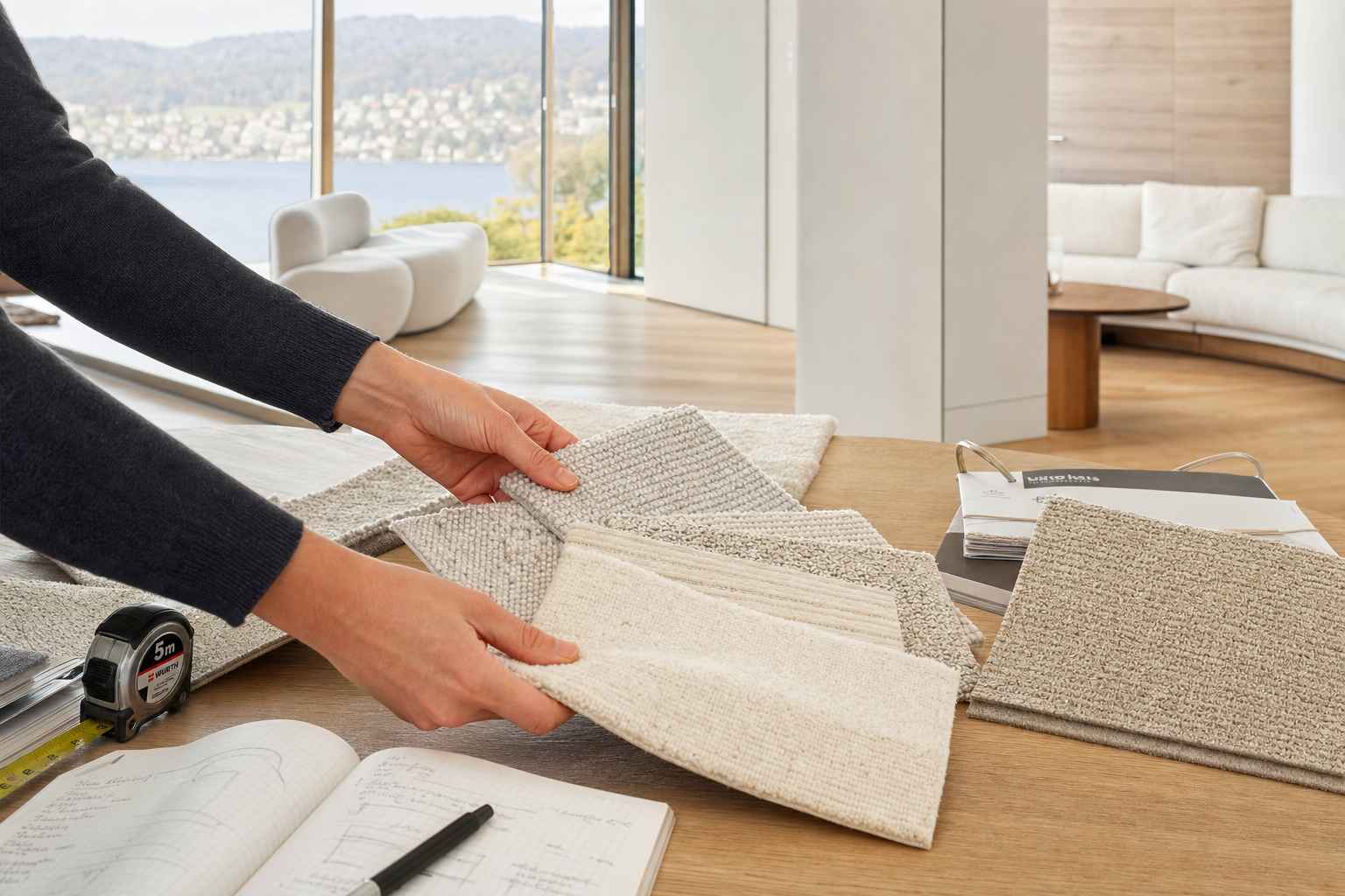 Kostenlose Heimberatung Teppich verlegen Herisau — Materialmuster, Bruderer Wohnen