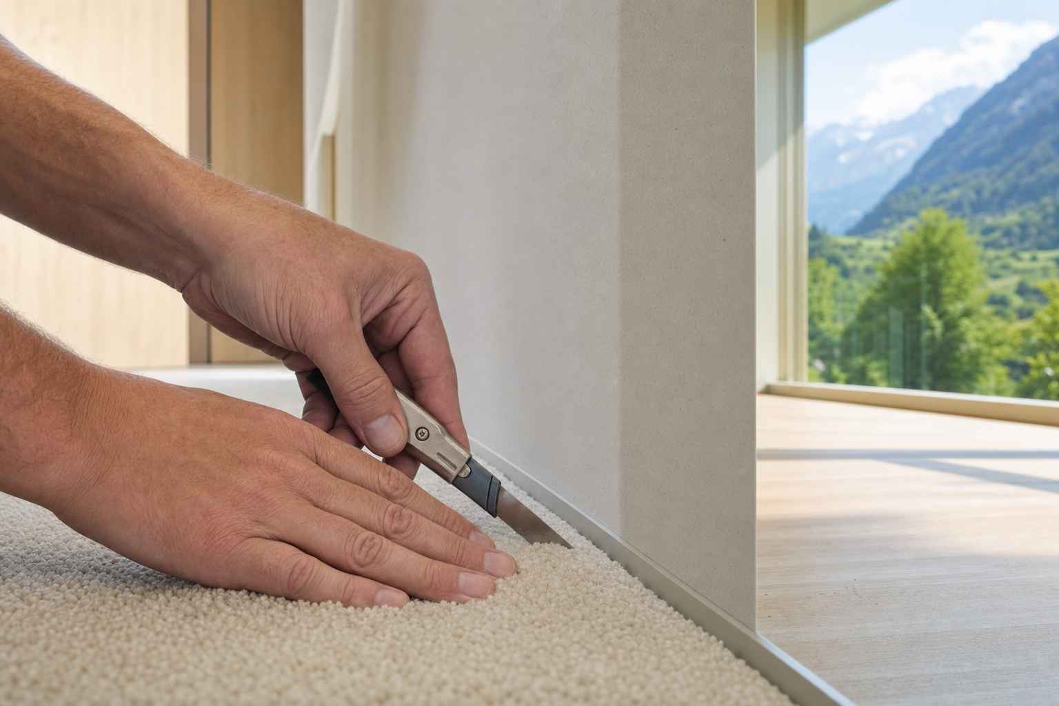 Teppichboden St. Gallen — Teppich verlegen fachgerecht ausgeführt, Bruderer Wohnen Steinach